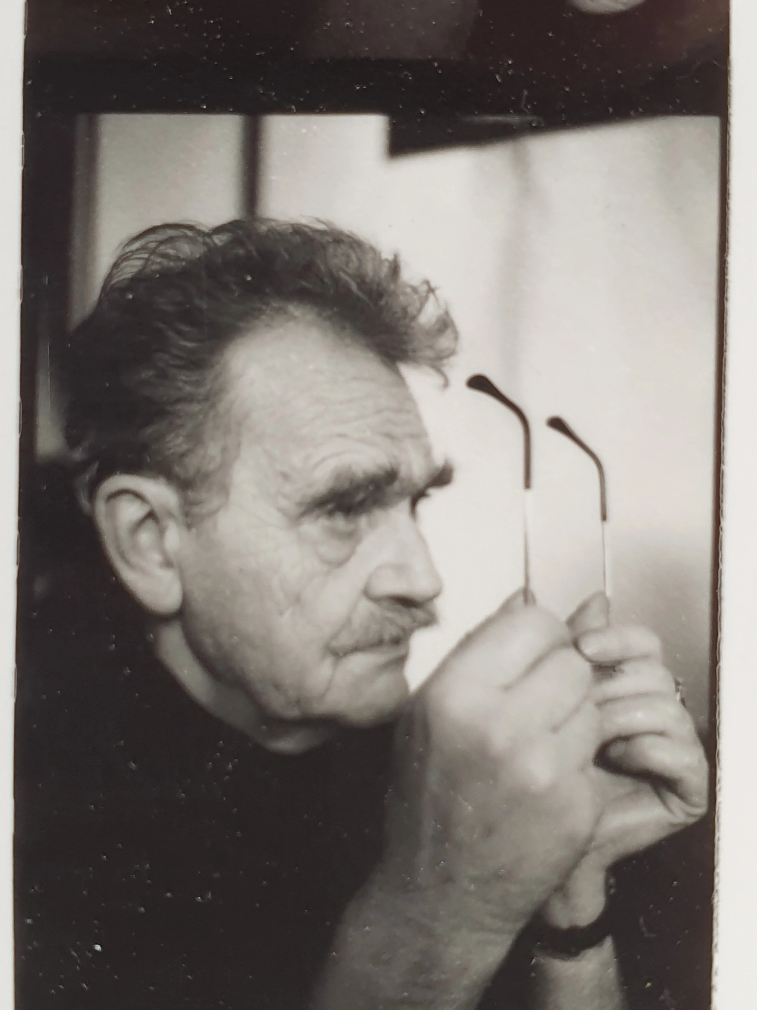 H.C. Artmann bei seiner Lesung