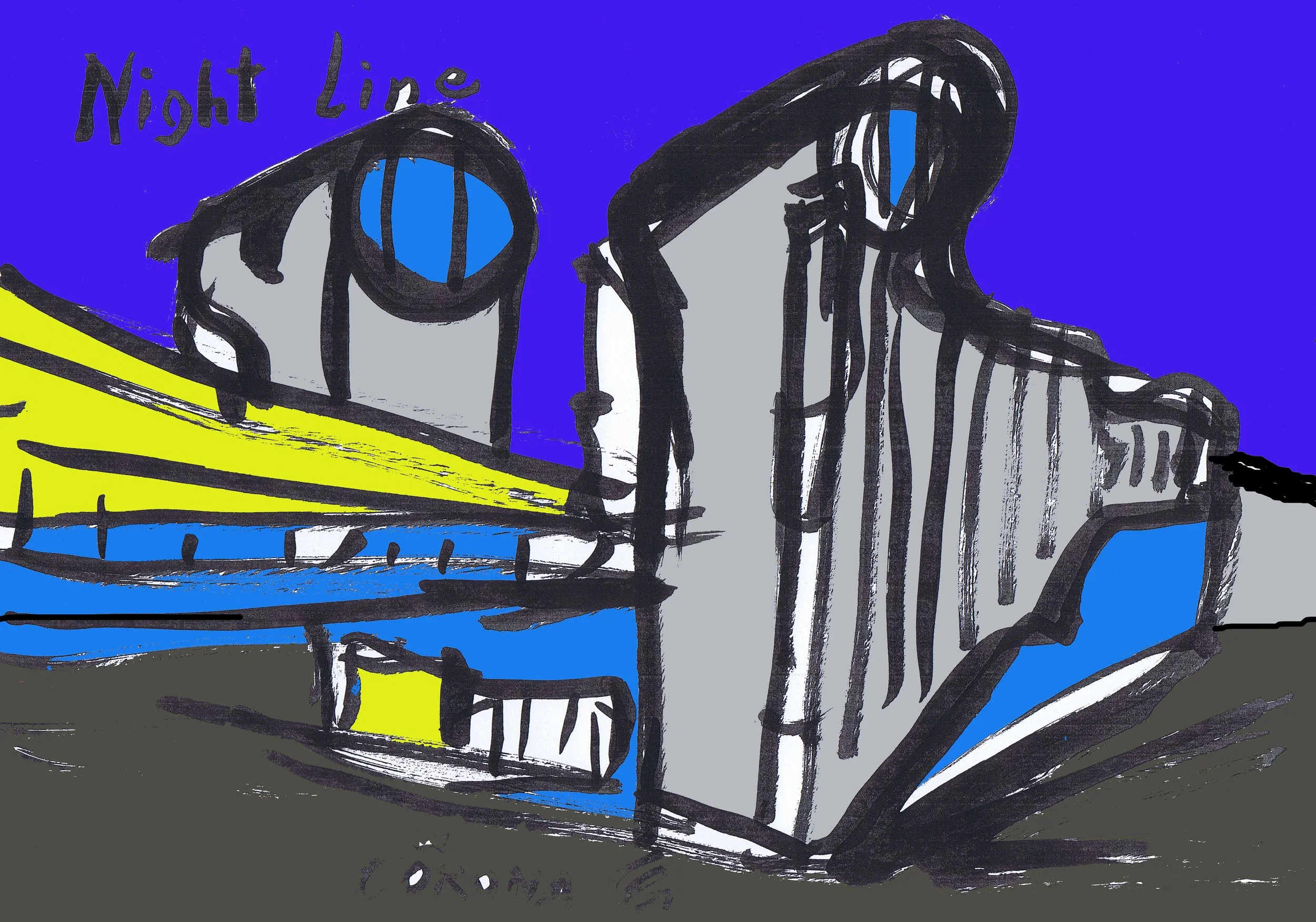 nightline 8 U6 Station Siebenhirten  by J. G. Gsteu ©Corona Gsteu 