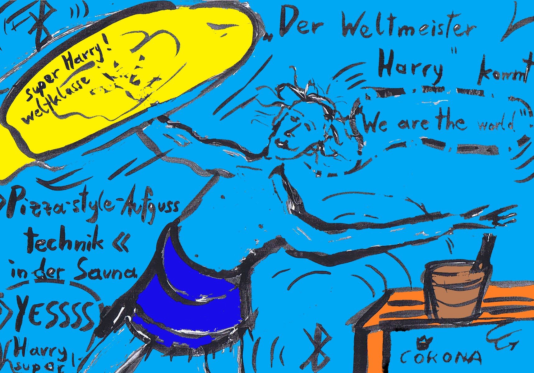 Harry der Weltmeister kommt©Corona Gsteu