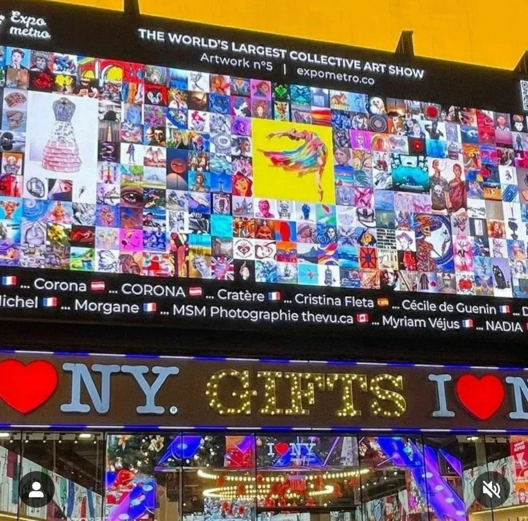 So proud of Being part of Expo Metro N.Y.C. at 1530 Broadway, Take a look at the LED billboard, foto©Expometro