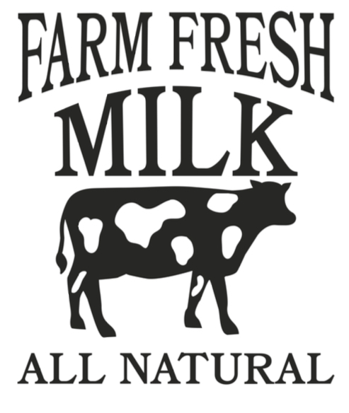 #7 Farm Fresh Milk 12x12 or 12x18