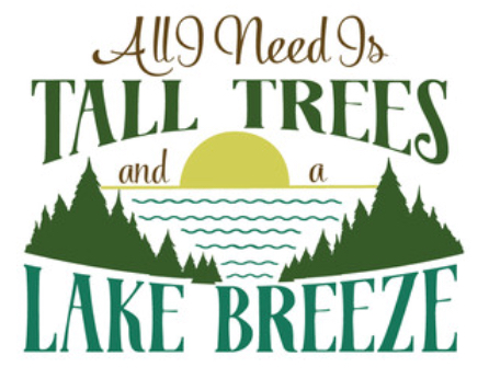 #18 Tall Trees Lake Breeze 12x12 or 12x18