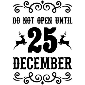 #CH38 Don Not Open Until 12/25