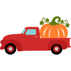 #F25 Halloween Truck with Pumpkin