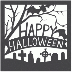 #H7 Happy Halloween Square