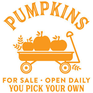 NEW #33 Pumpkins Wagon Pick Your Own