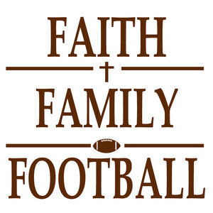 NEW #37 Faith Family Football