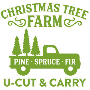 NEW #66 Christmas Tree Farm Truck