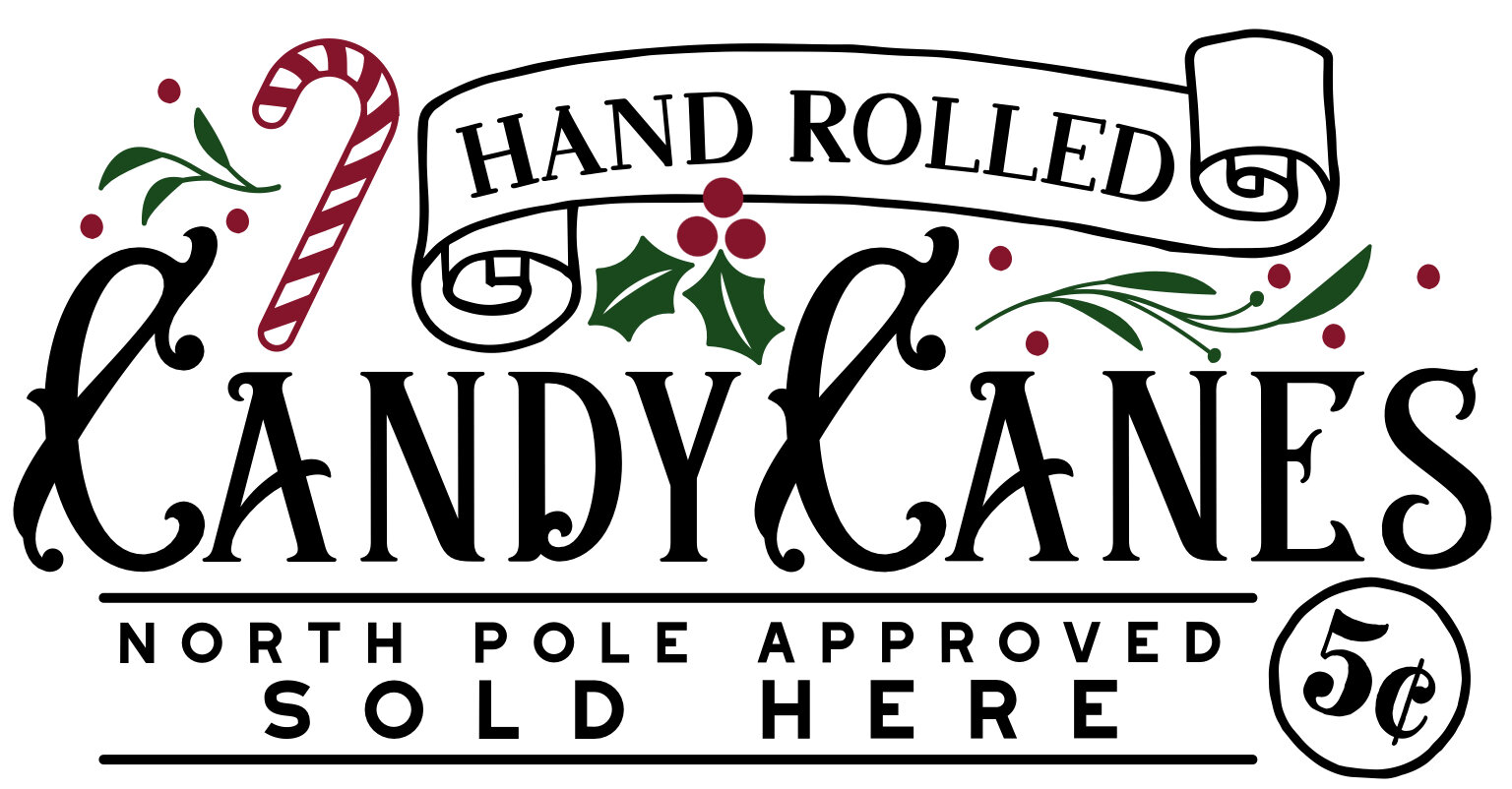 NEW #81 Hand Rolled Candy Canes