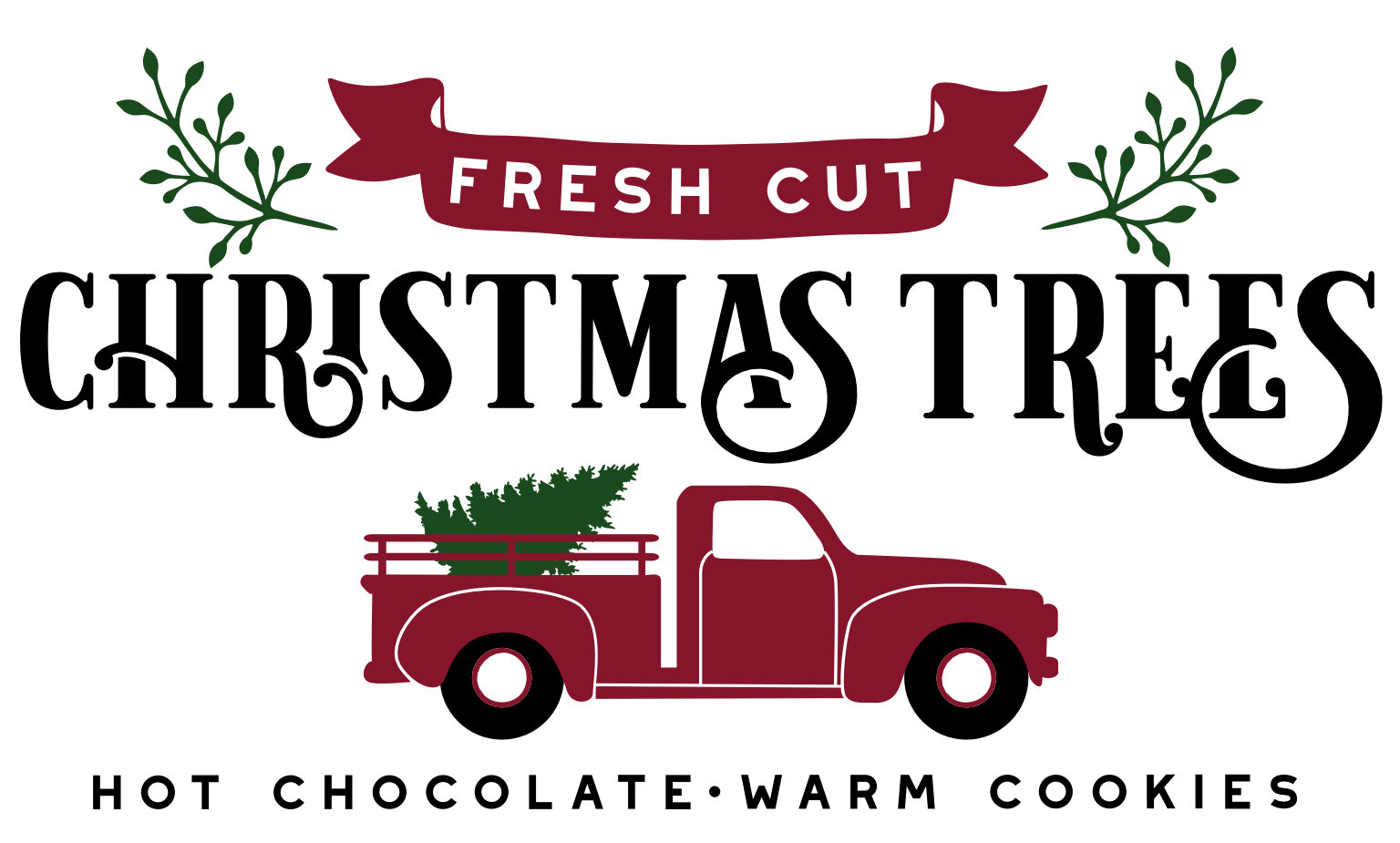 NEW #89 Fresh Cut Christmas Trees Truck