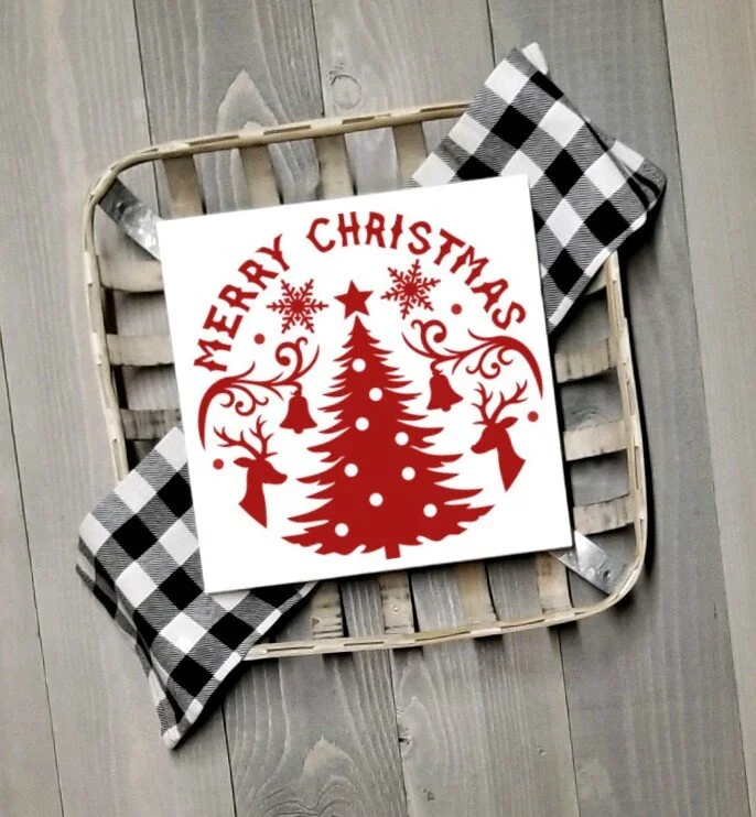 Merry Christmas Reindeer Circle Take &amp; Make Kit 