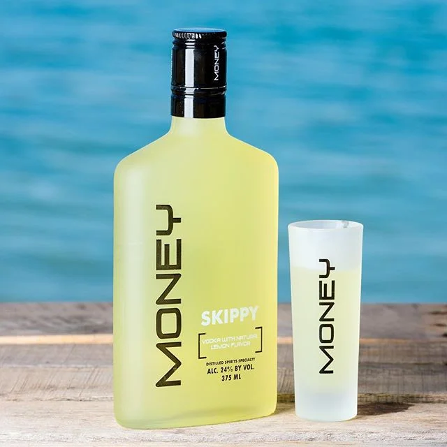 Our Skippy flavor is a ready to drink cocktail of Vodka and natural lemon flavors. Perfect for the Summer #LiveLifeGetMoney #Lemon #MoneySpirits