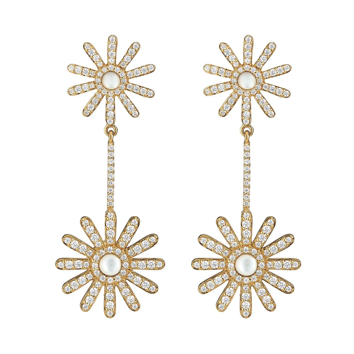Daisy Pave earrings , Asha $295 Local brand Asha wins my prize for the most covetable bling. I’ll be making a (glamorous) statement with these pavé earrings.
