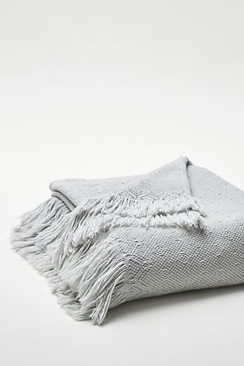 Organic cotton throw