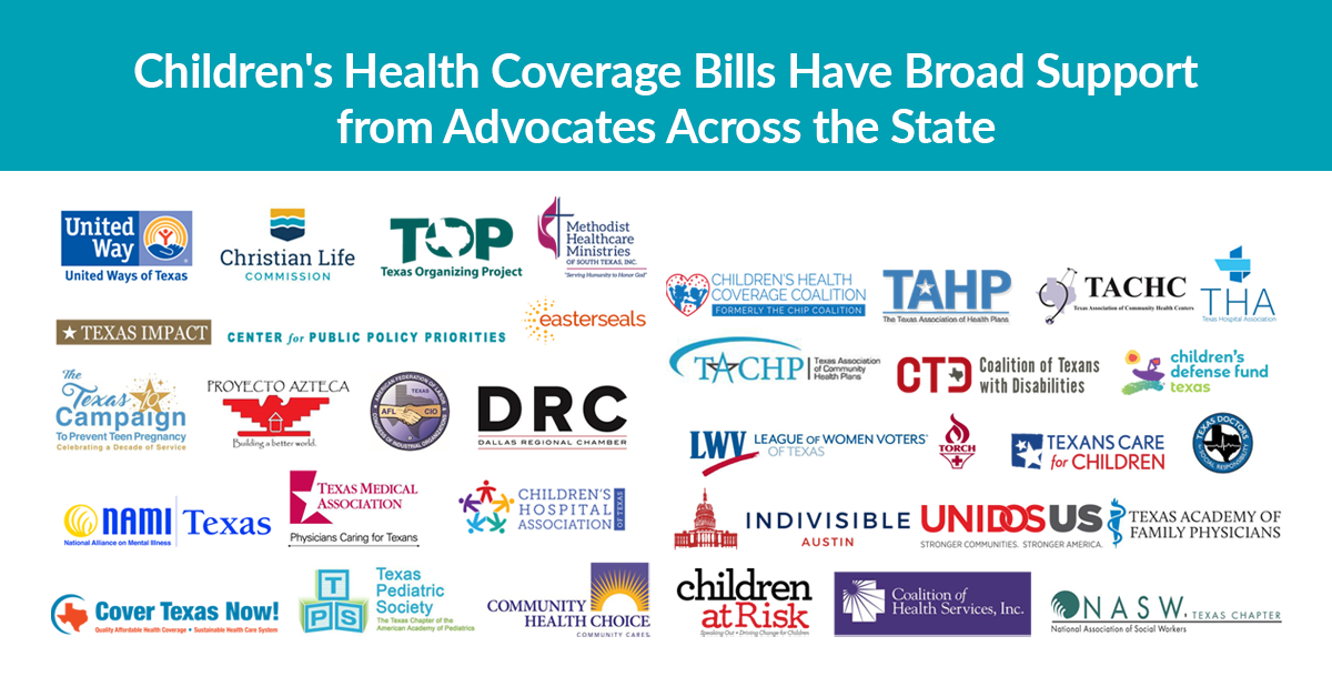 Children's Health Coverage Bills Have Broad&nbsp;Support from Advocates Across the State