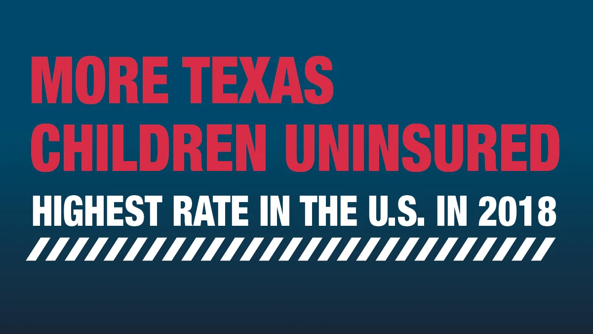 Georgetown Report: Number of Uninsured TX Kids Up 16%