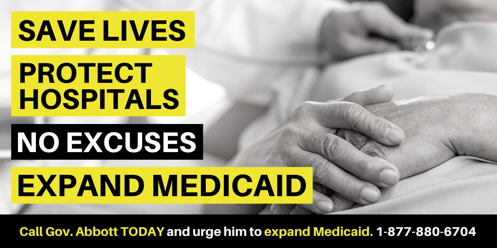 Gov. Abbott Must Expand Medicaid. Call Him Today!