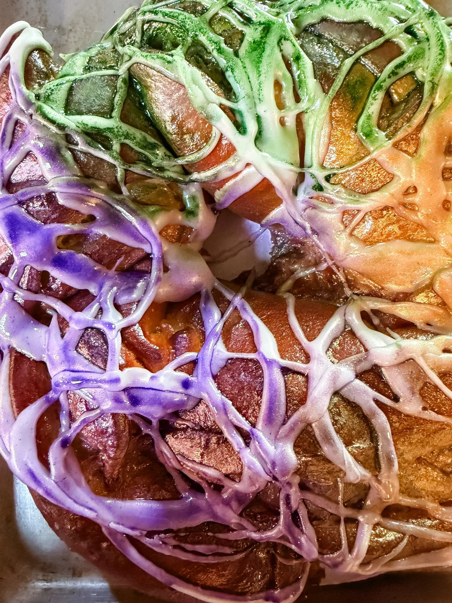 First slice(s) of the season at @nocca.nola! 💚💛💜 Proceeds from NOCCA&rsquo;s king cake program support the school&rsquo;s Culinary Arts department and Louisiana&rsquo;s next generation of chefs. This one-of-a-kind fundraising program is overseen b