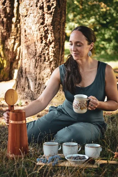 Testimonial from Veronique Santos about the ceremonial cacao discs from Aynua Cacao, Amazonas Peru