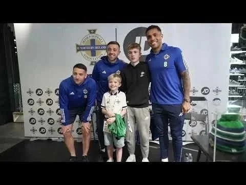 JD Sports Belfast NI PLayers meet and greet