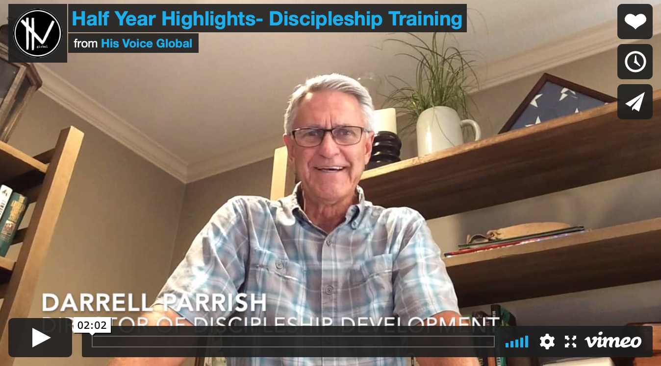 Discipleship Training Half Year Highlights 