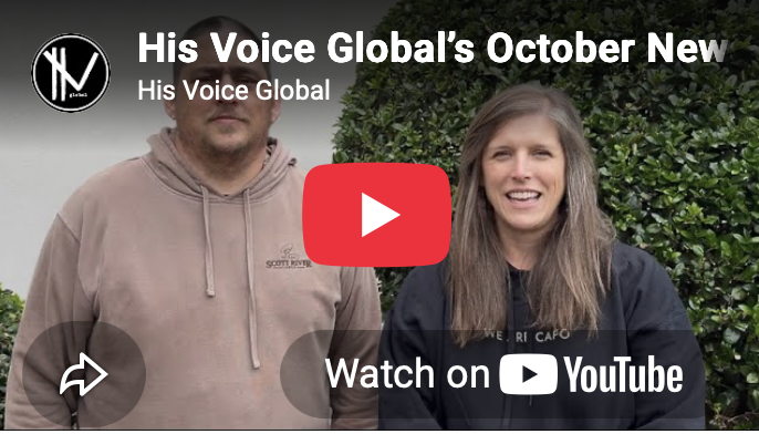 His Voice Global October Newsletter