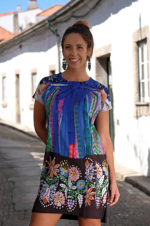 Vestido "Azul eléctrico"