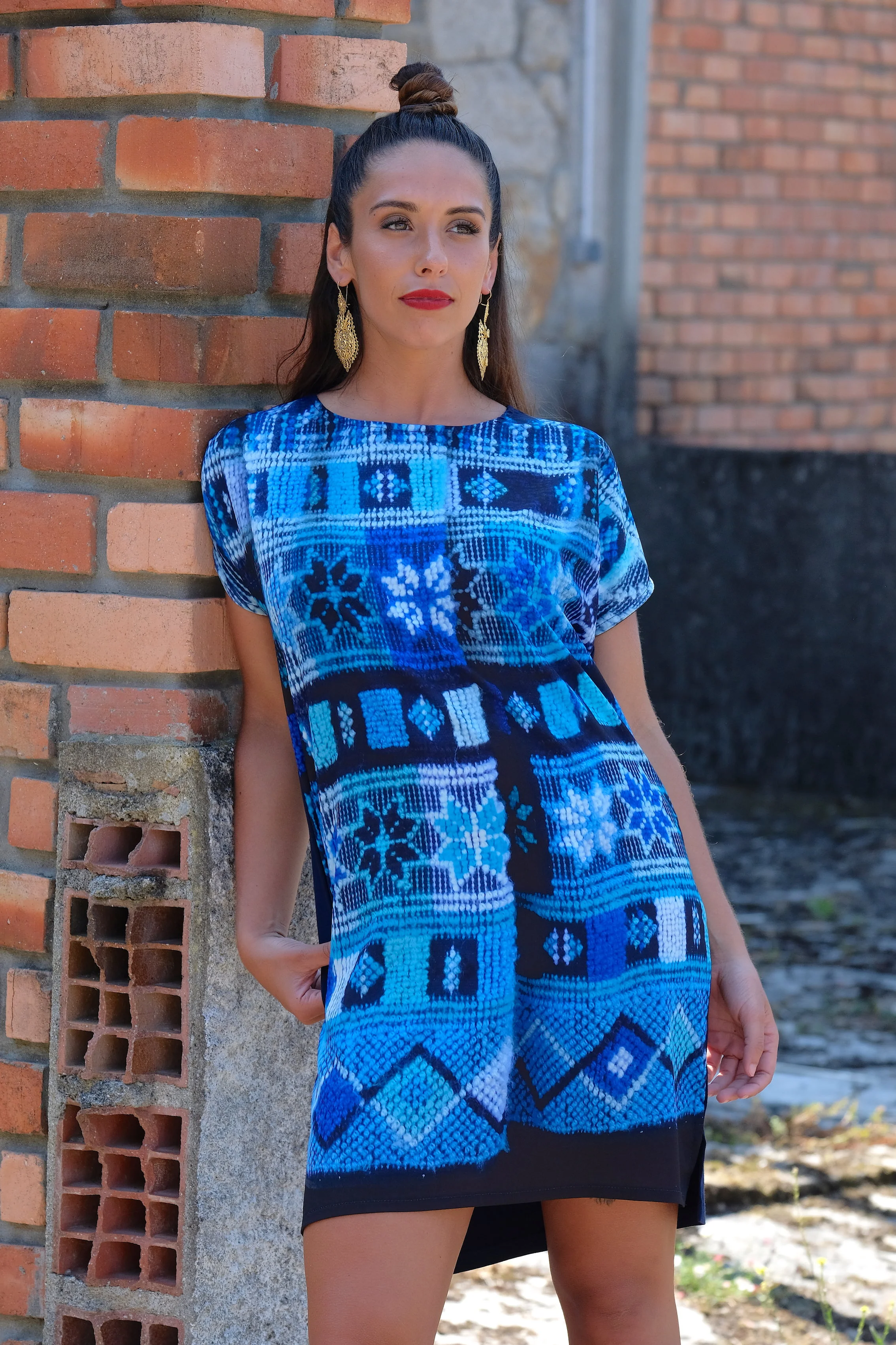 Vestido "Cor de céu"