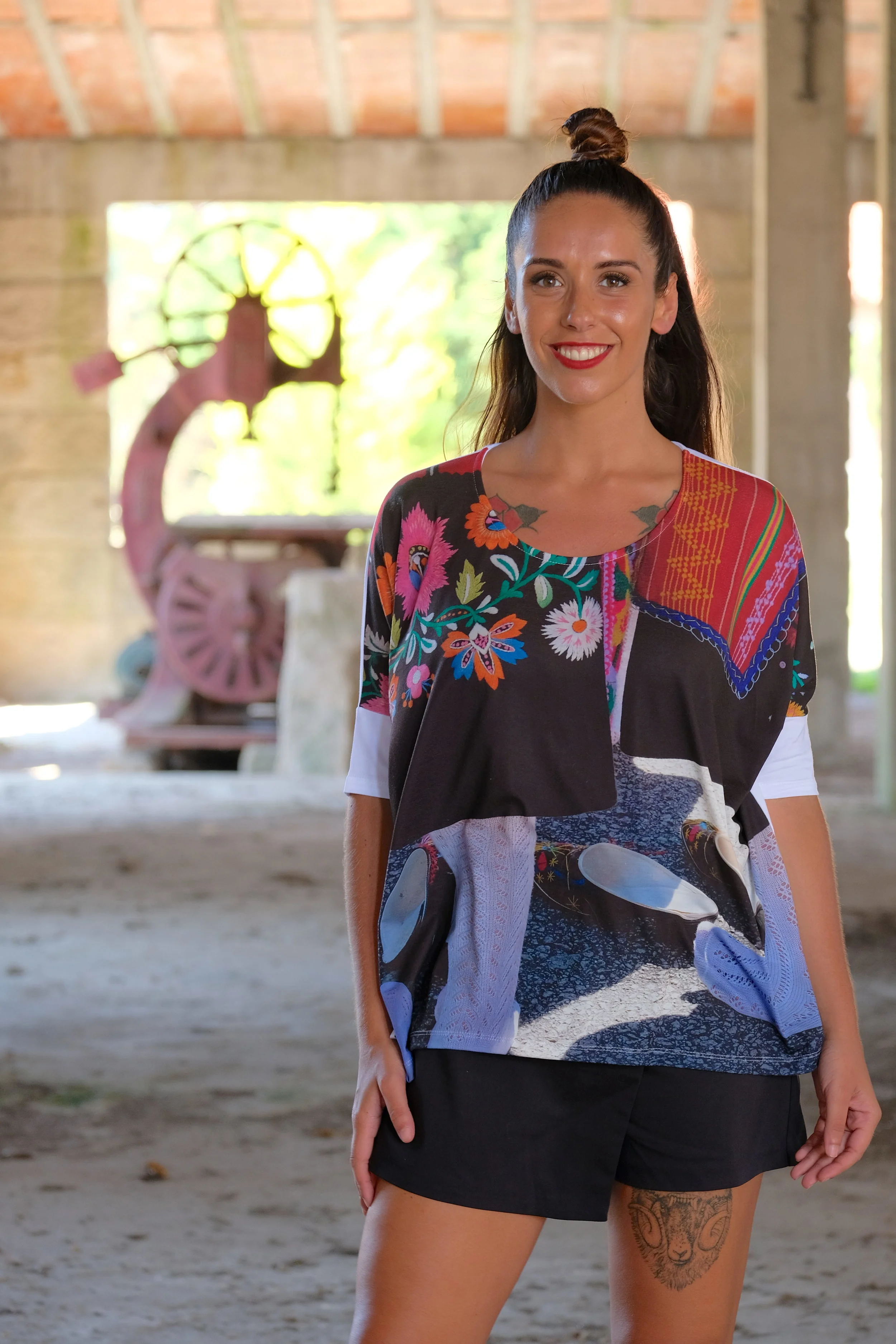 Oversized "Moças descalças"