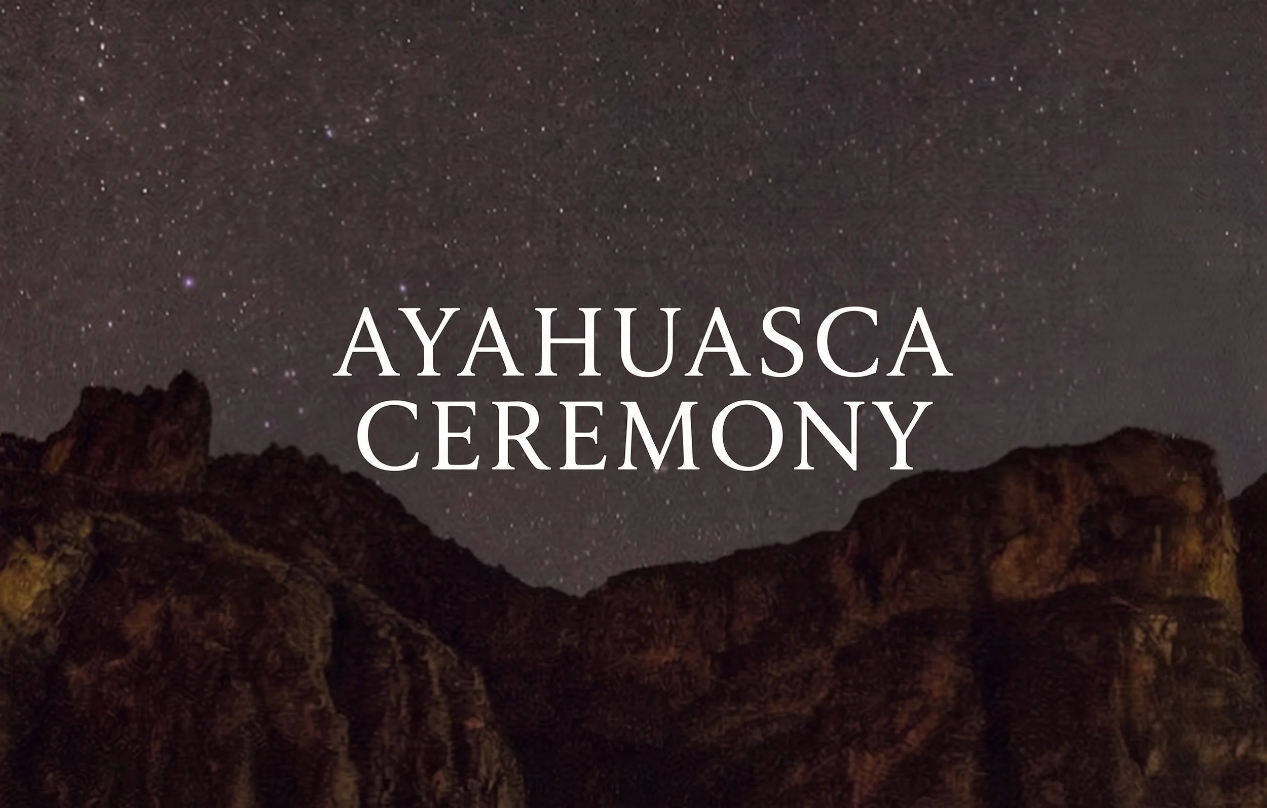 Tantric Puja & Ayahuasca Ceremony