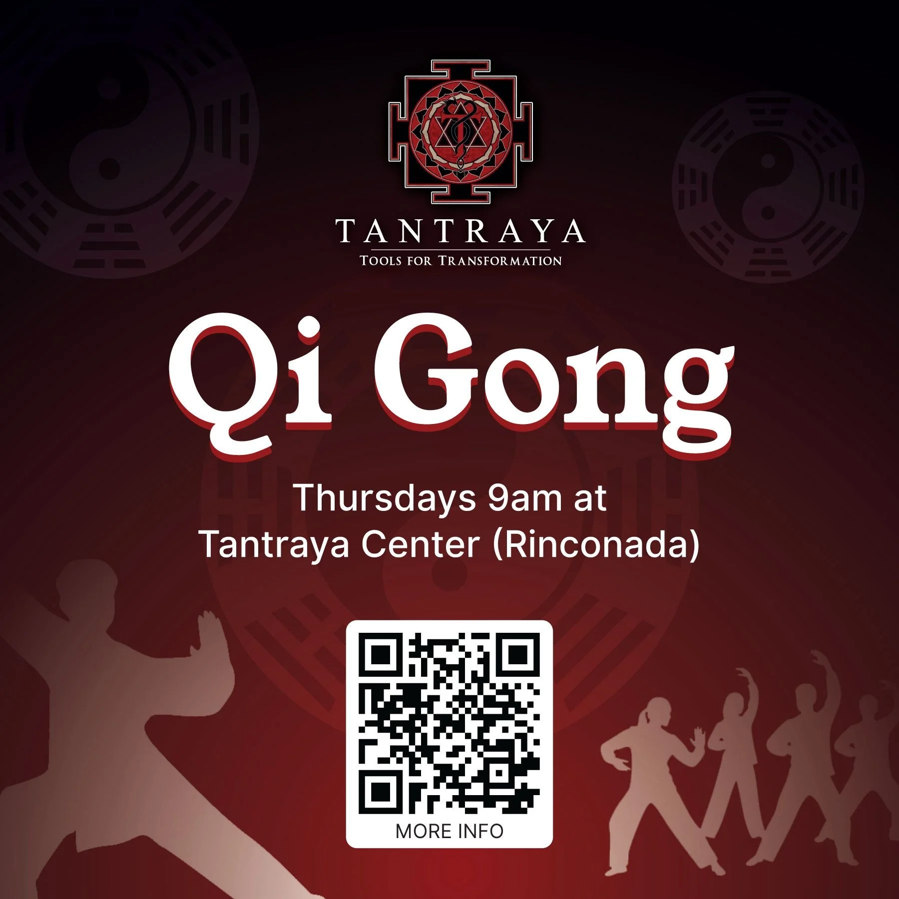 Tantraya Classes: Live Qi Gong Class: Thursdays 9am