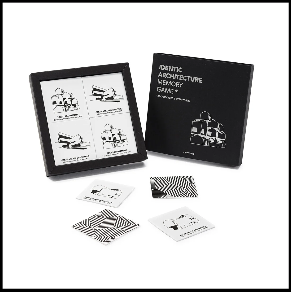 Jeu de memory Identic, 18 € sur cinqpoints.com 