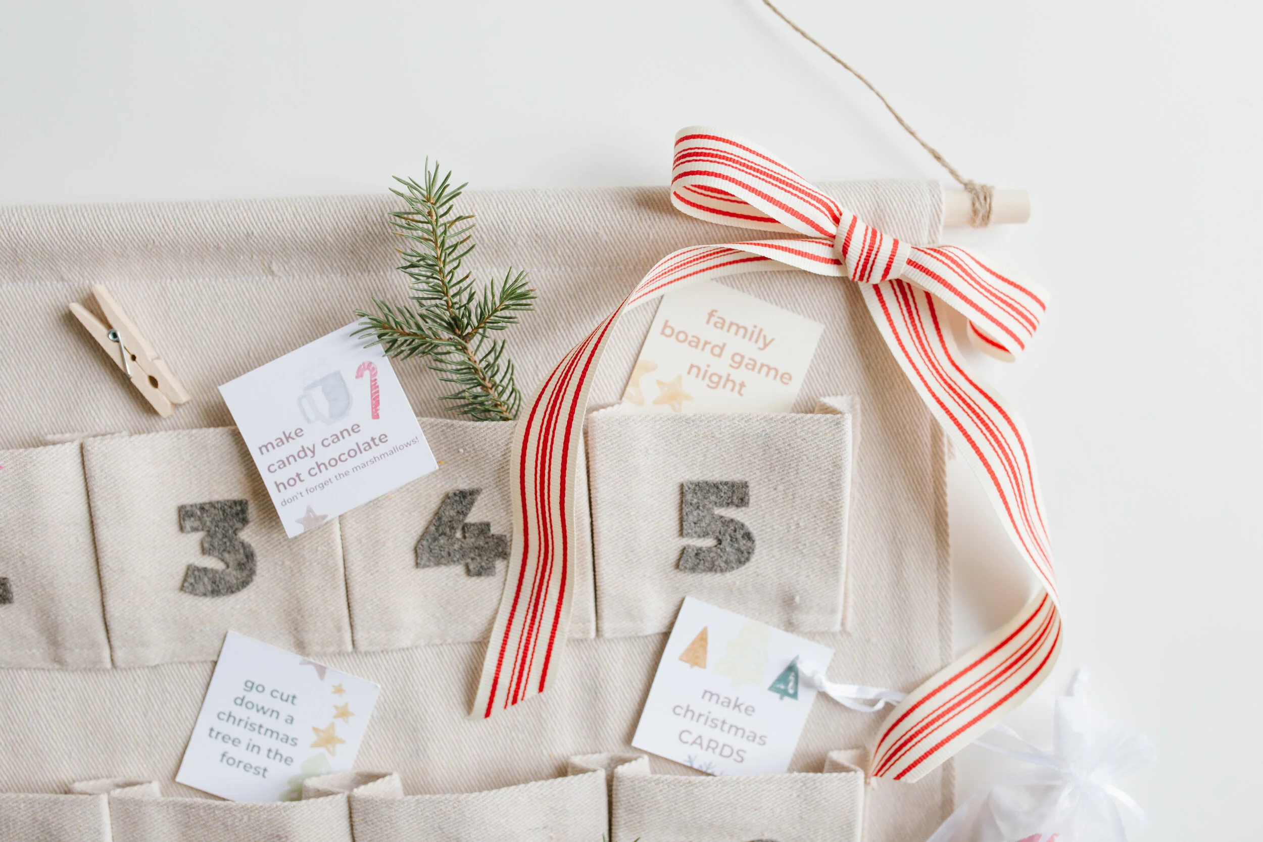 diy canvas pocket modern advent calendar — emelbe design diy canvas pocket modern advent calendar — emelbe design