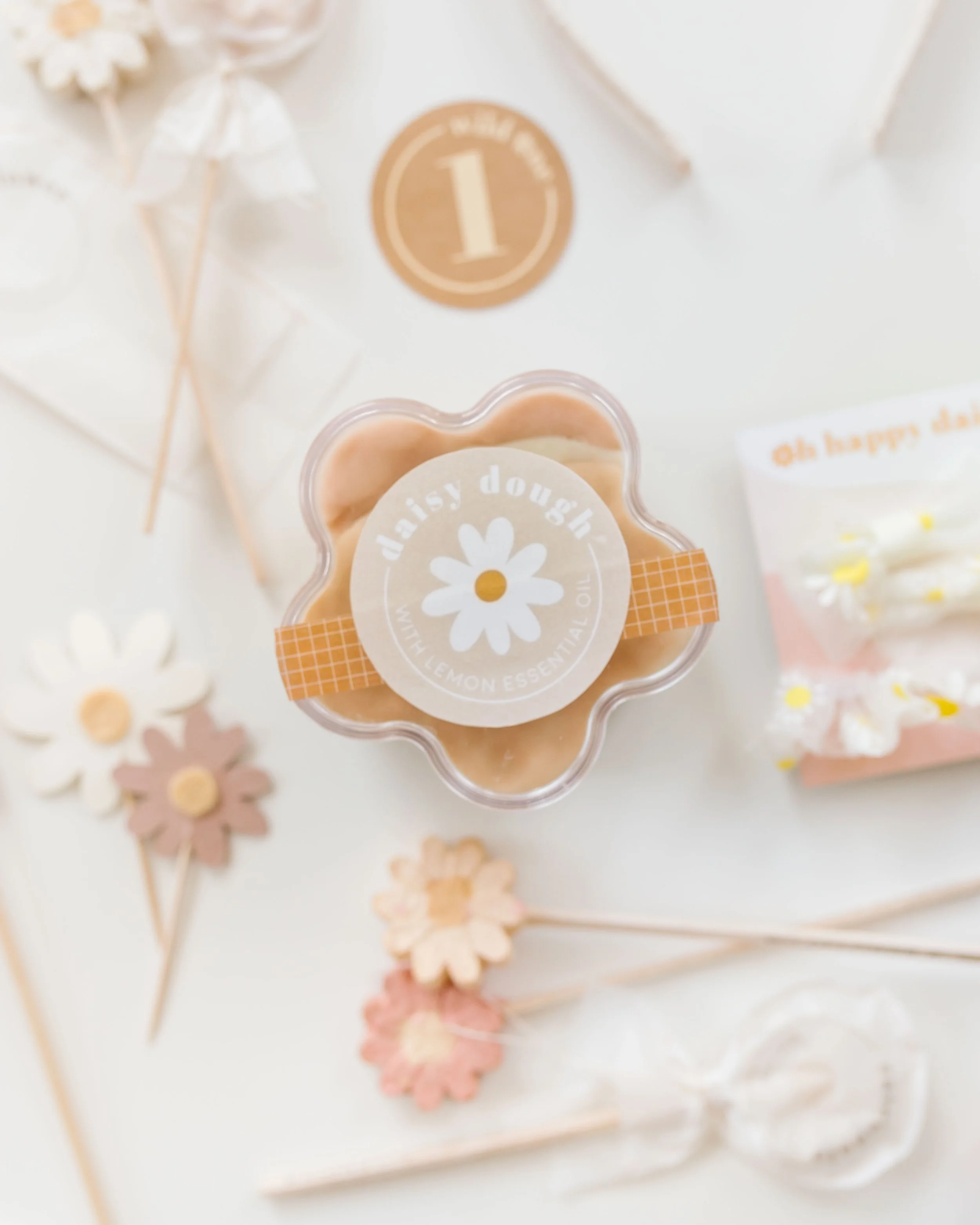 daisy dough - round labels [DIGITAL DOWNLOAD]