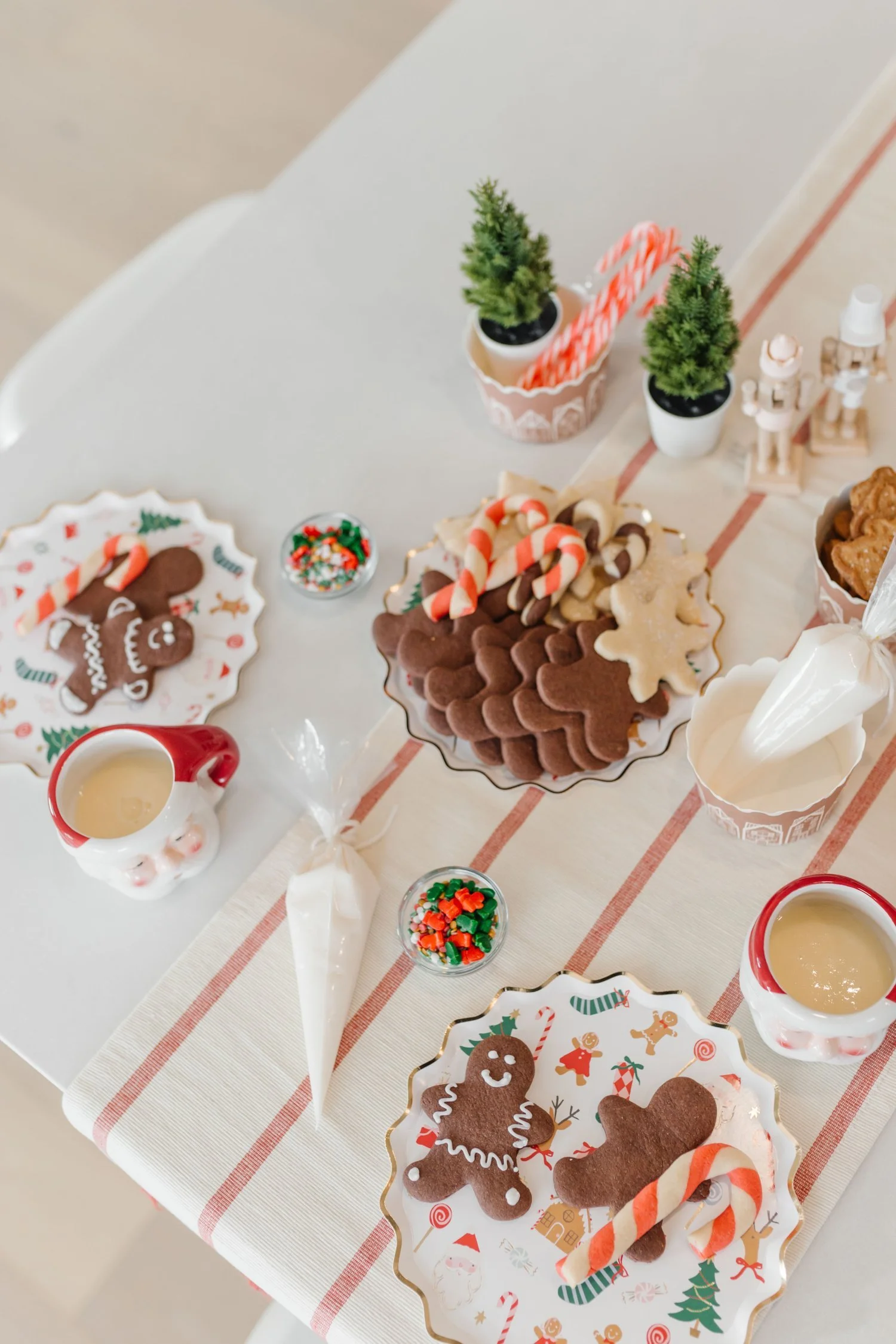 christmas cookies + DIY ornaments