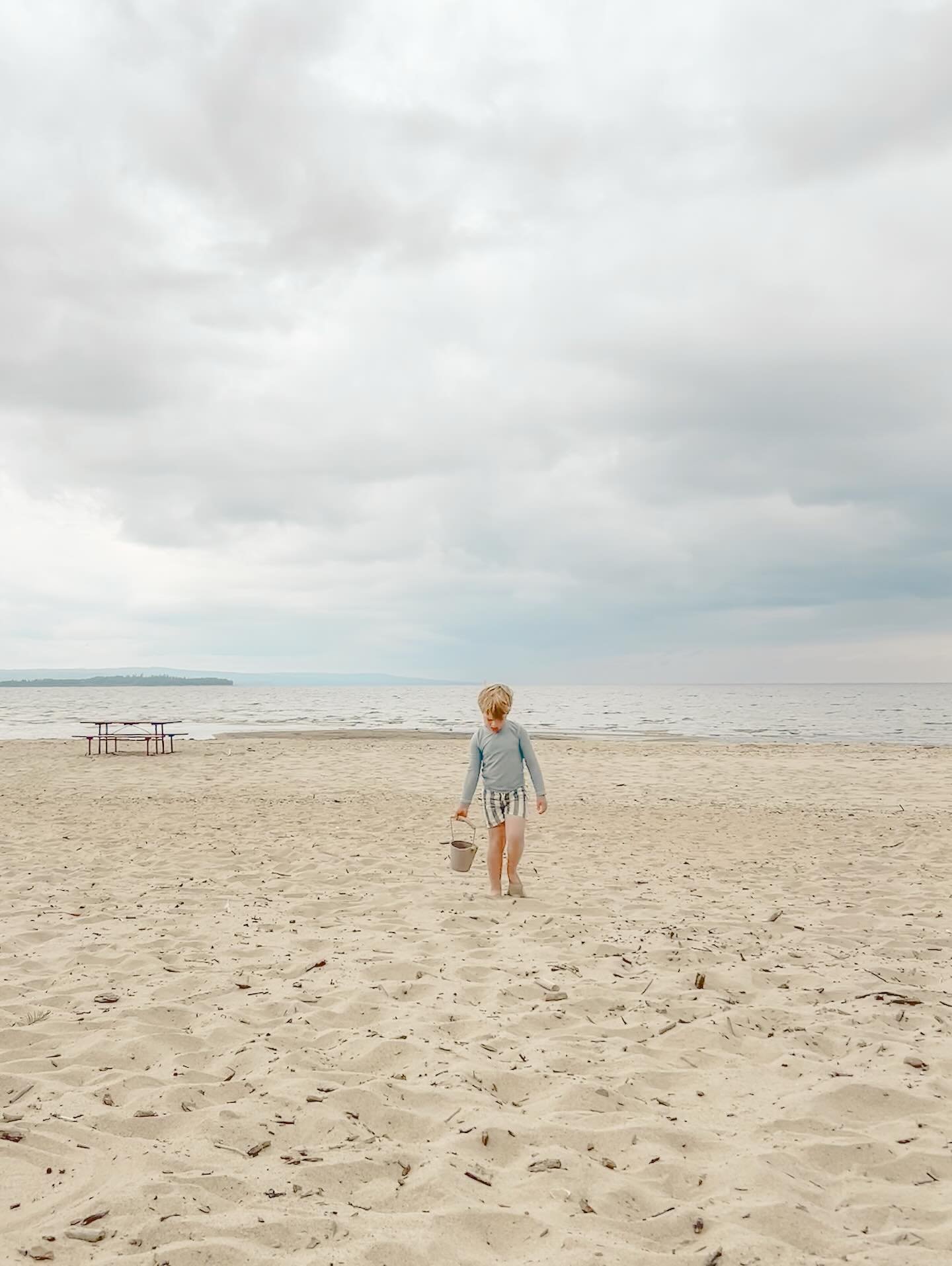 same boy, same bucket, new beach. I love our summertime adventures together.