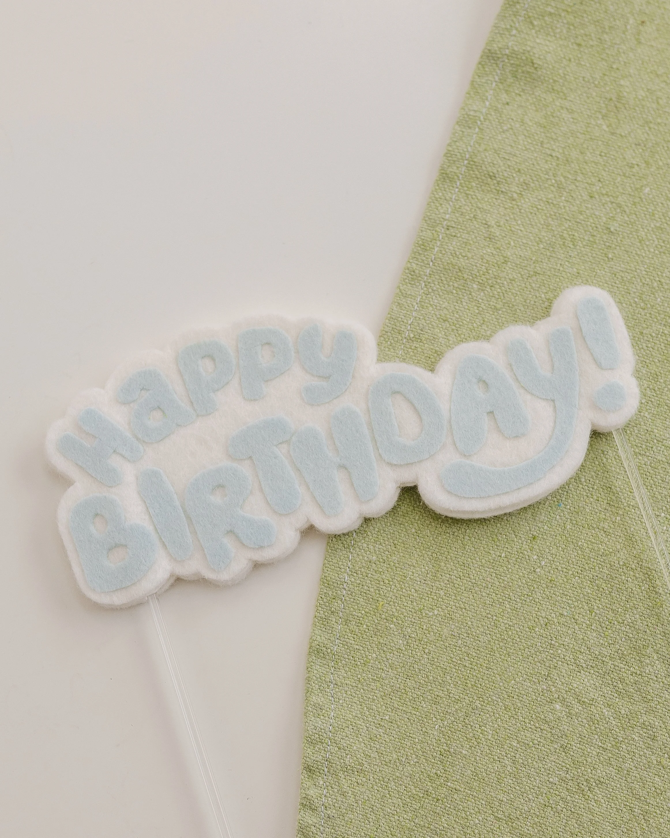 bluey-style HAPPY BIRTHDAY cake topper [PDF FILE]