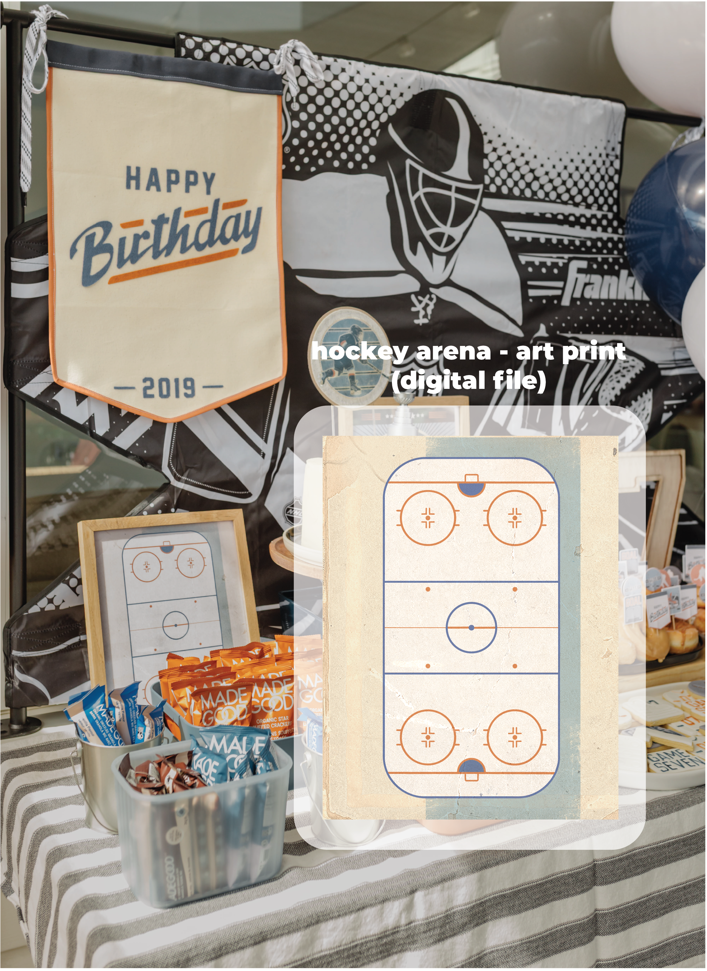 Hockey Party - Art Print (DIGITAL DOWNLOAD)