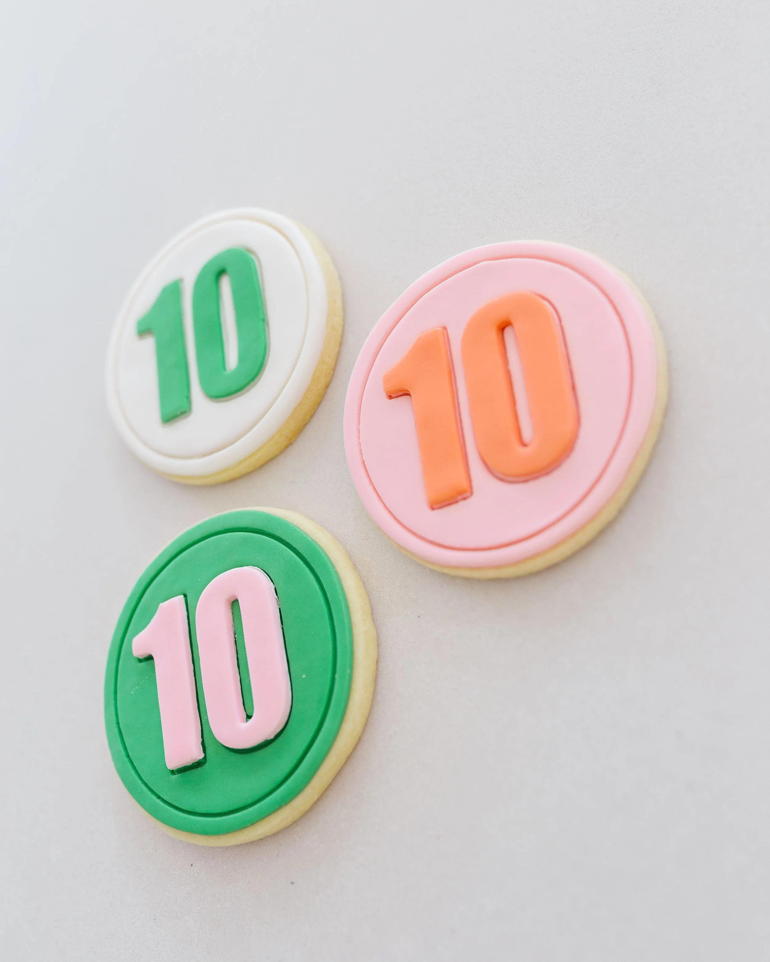 "10" fondant stamp - STL file for 3D printing