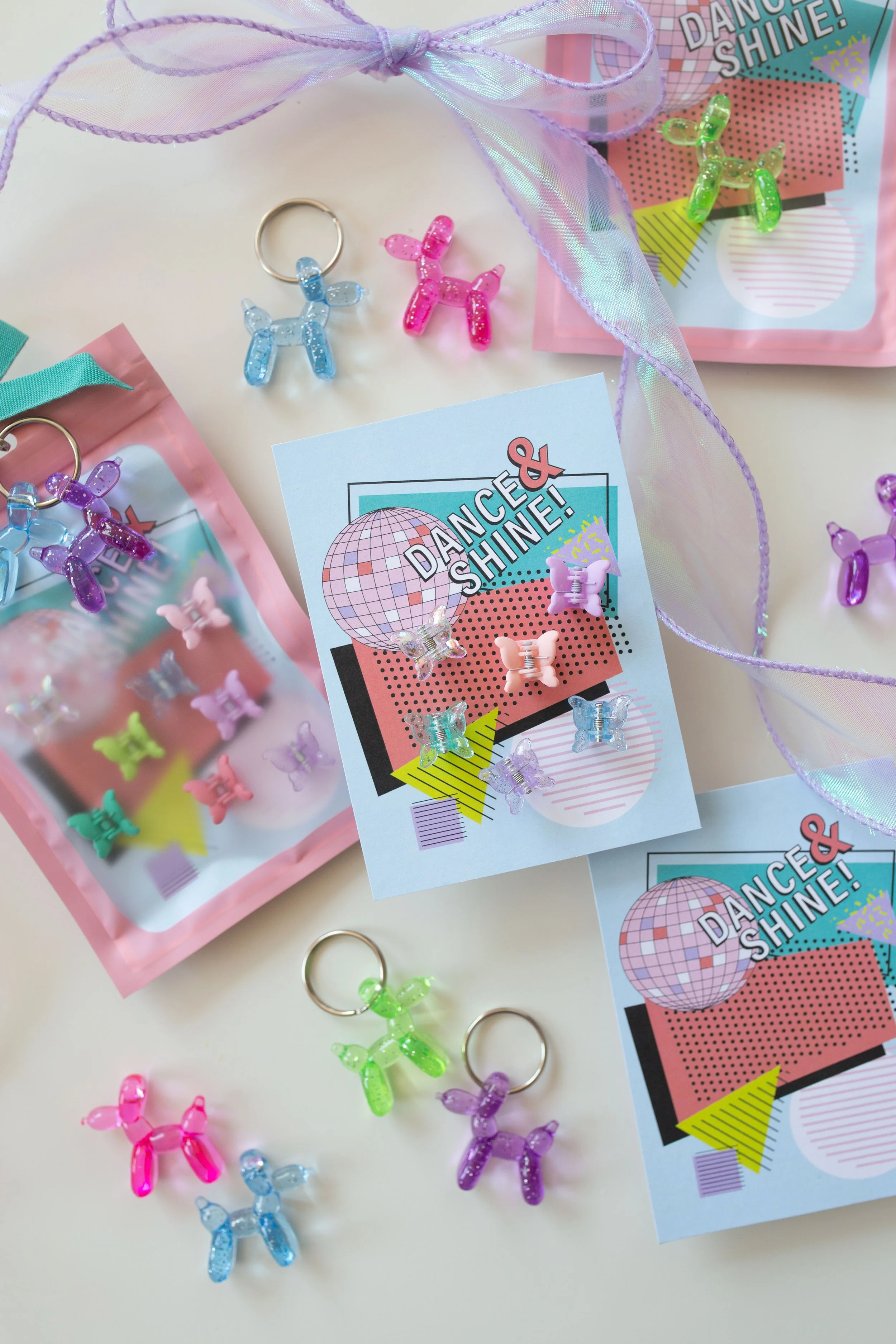 DANCE & SHINE - favour card