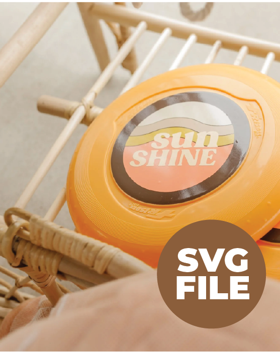 sun shine vinyl decal - SVG file for cricut