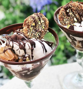 Caramel Banana NiceCream Sunday 