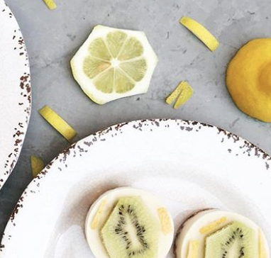 Vegan Citrus Mini Cheesecakes 