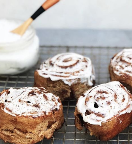 Plant-Based Cinnamon Rolls With Coconut Cream Frosting
