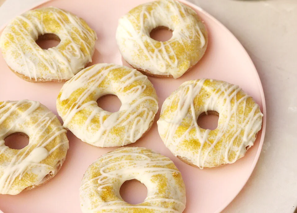 White Chocolate Donuts (Plant-Based) 