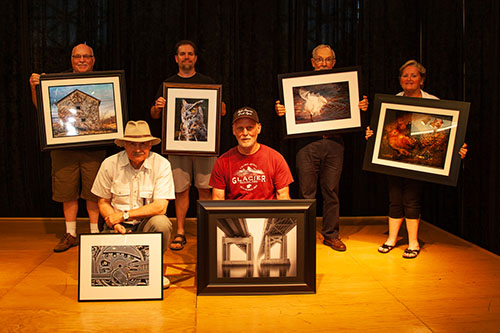 Accomplished (Back Row L-R): Karl Mohr, David Throgmartin, Everett Long, Mary Ellsworth; (Front Row L-R): James Marsala, William Eklund.