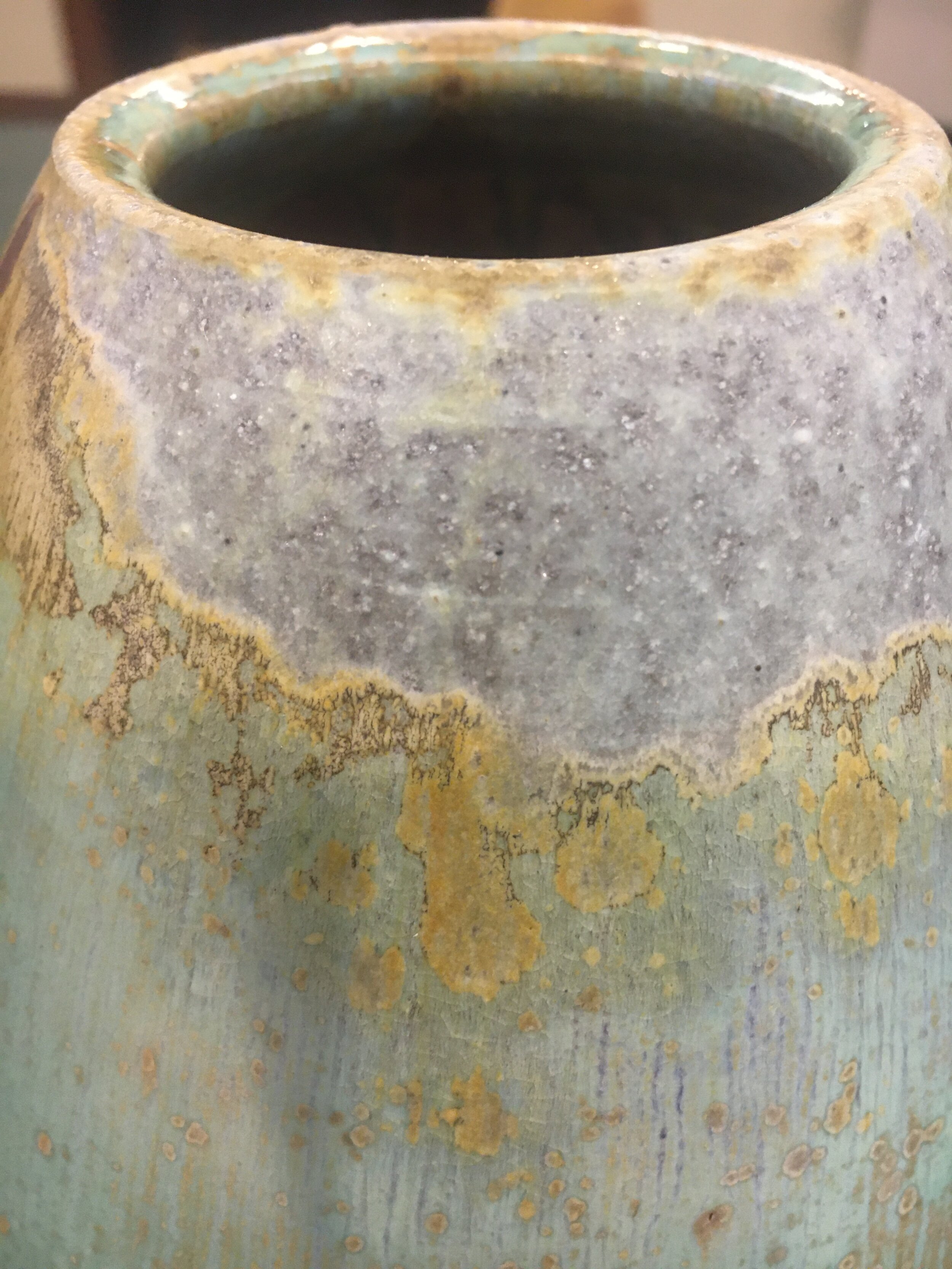 Tall Blue Vase - Detail 2 - Michael Schael