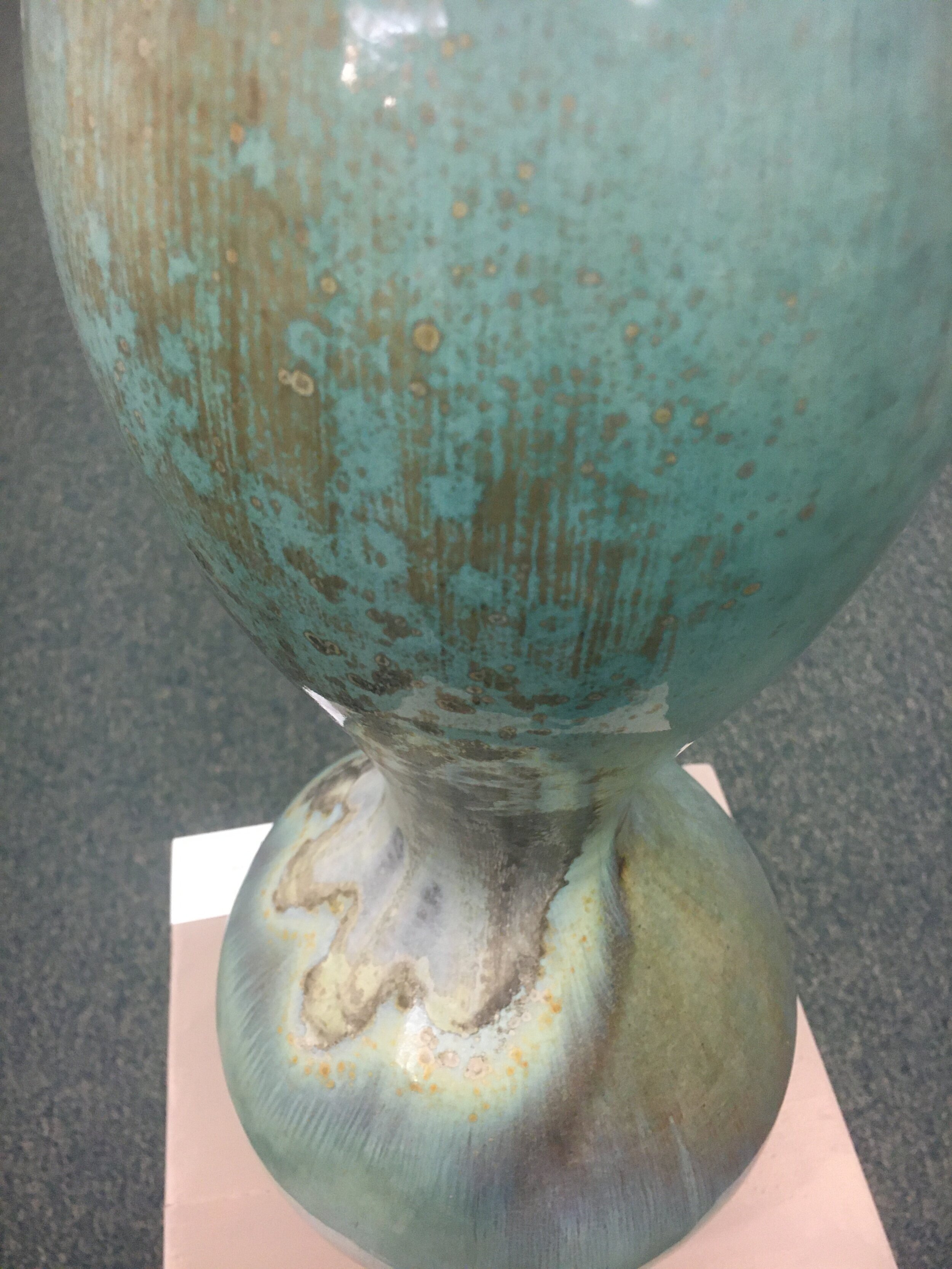 Tall Blue Vase - Detail 4 - Michael Schael