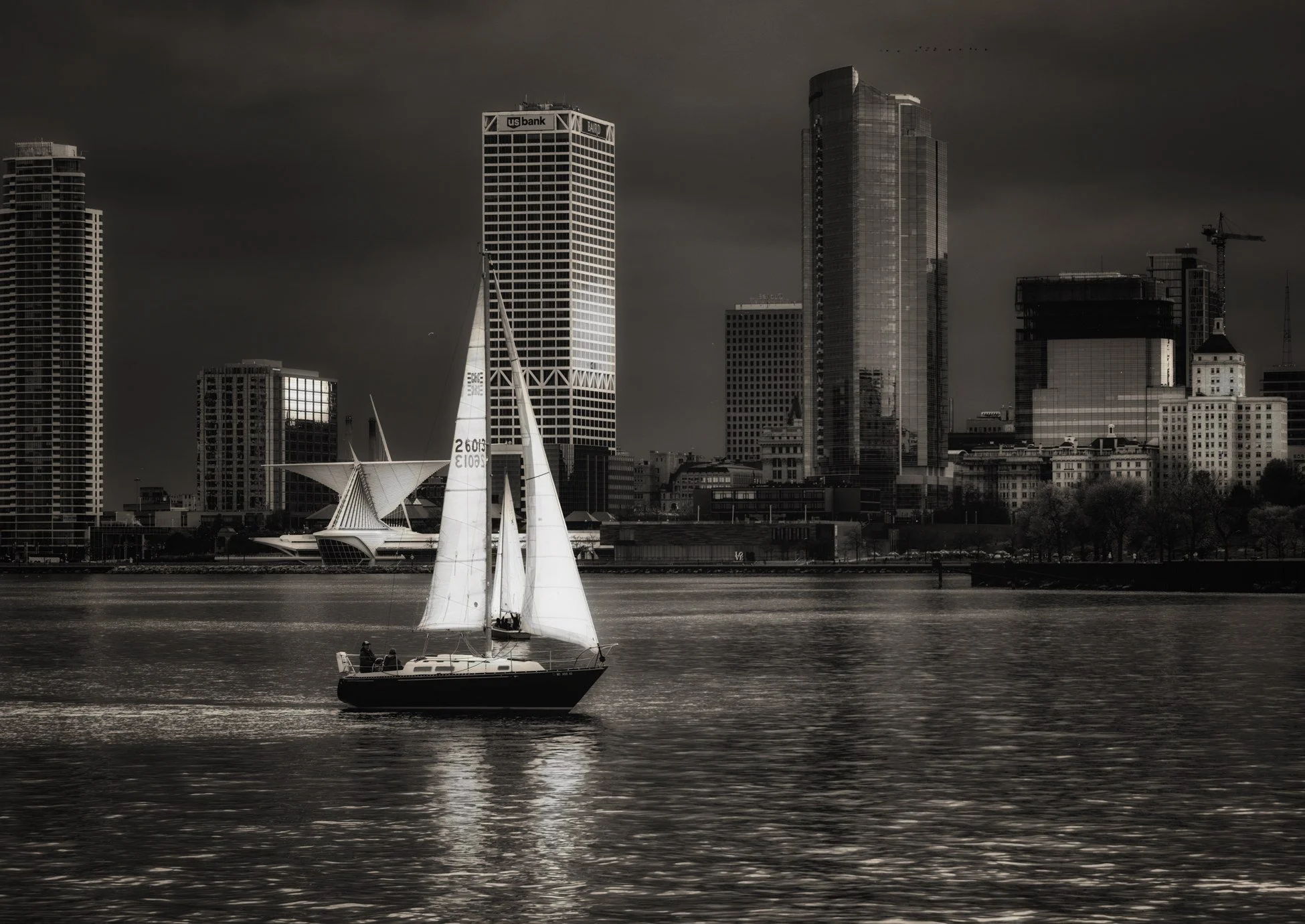 1st Place-Digital Open : Tim Holte : "Sailboats in Early Evening Light"