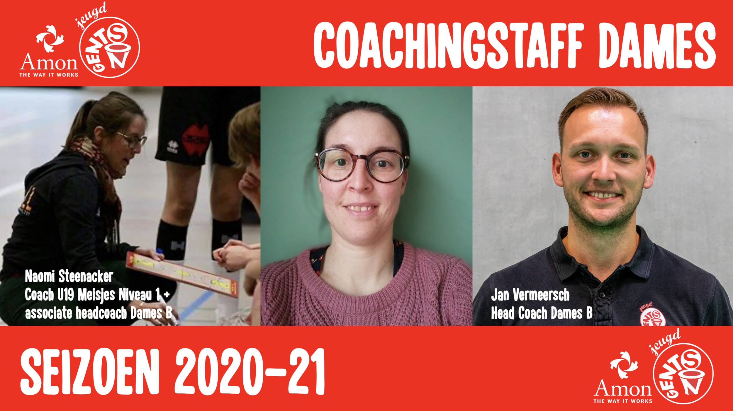 Seizoen 20-21: Naomi Steenacker nieuwe coach U19 meisjes en assistant Dames B.
